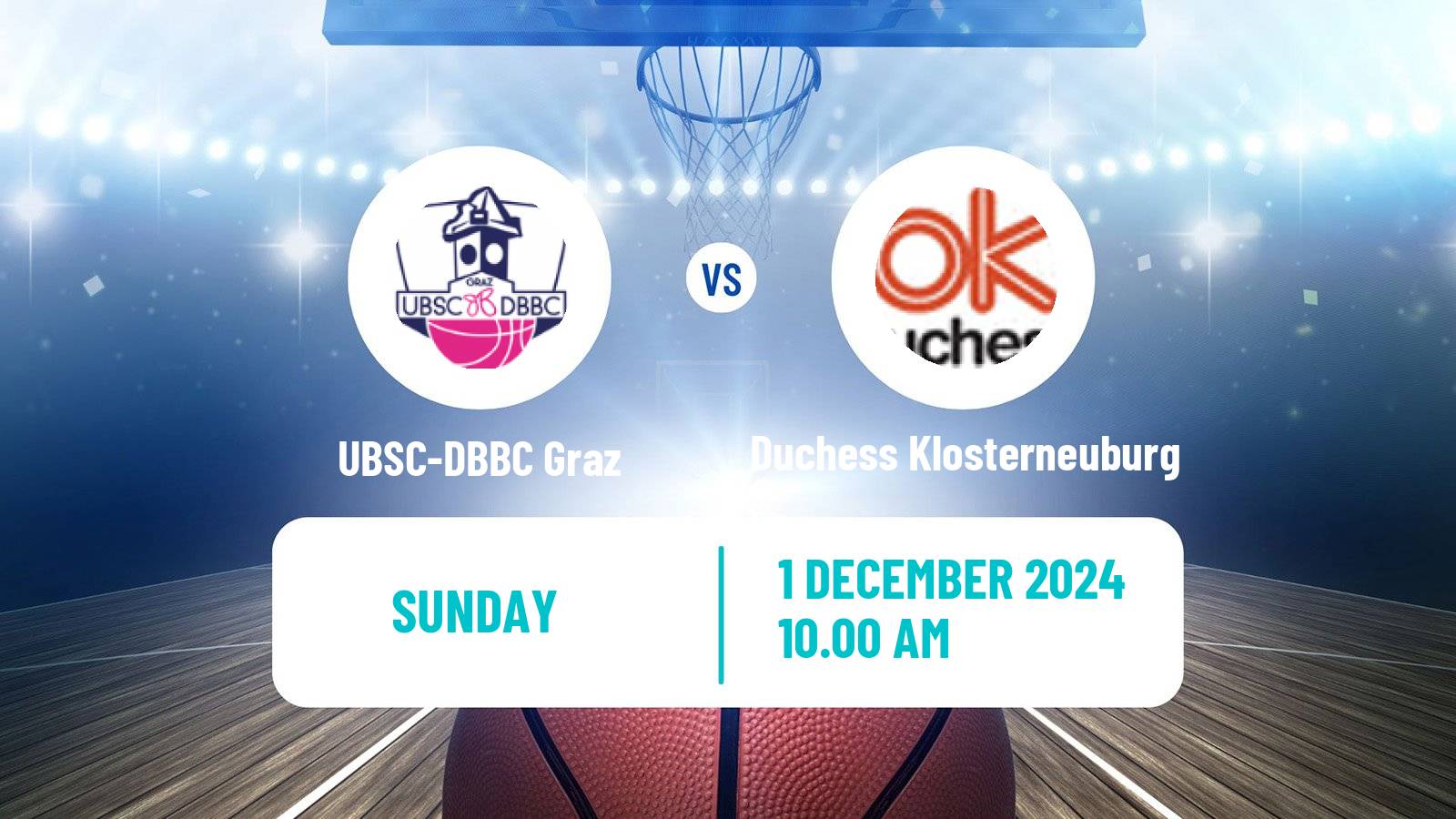 Basketball Austrian Basketball Superliga Women UBSC-DBBC Graz - Duchess Klosterneuburg