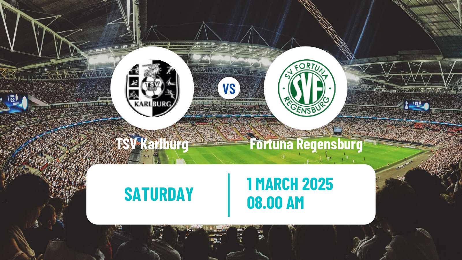 Soccer German Oberliga Bayern Nord Karlburg - Fortuna Regensburg