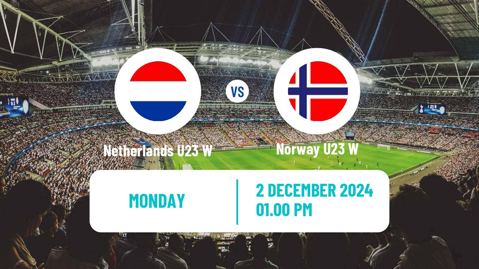 Soccer Friendly International Women Netherlands U23 W - Norway U23 W