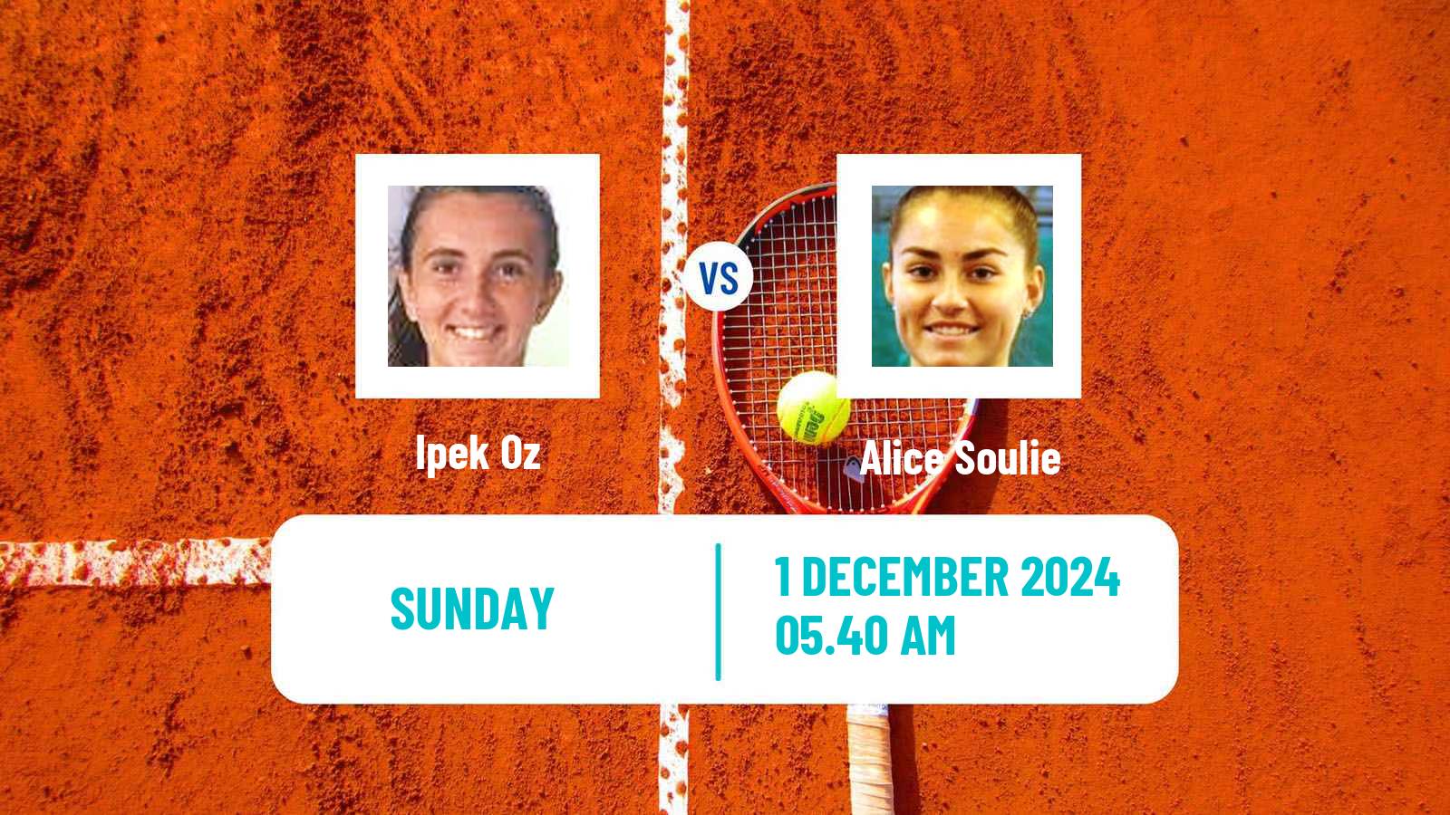 Tennis Angers Challenger Women Ipek Oz - Alice Soulie