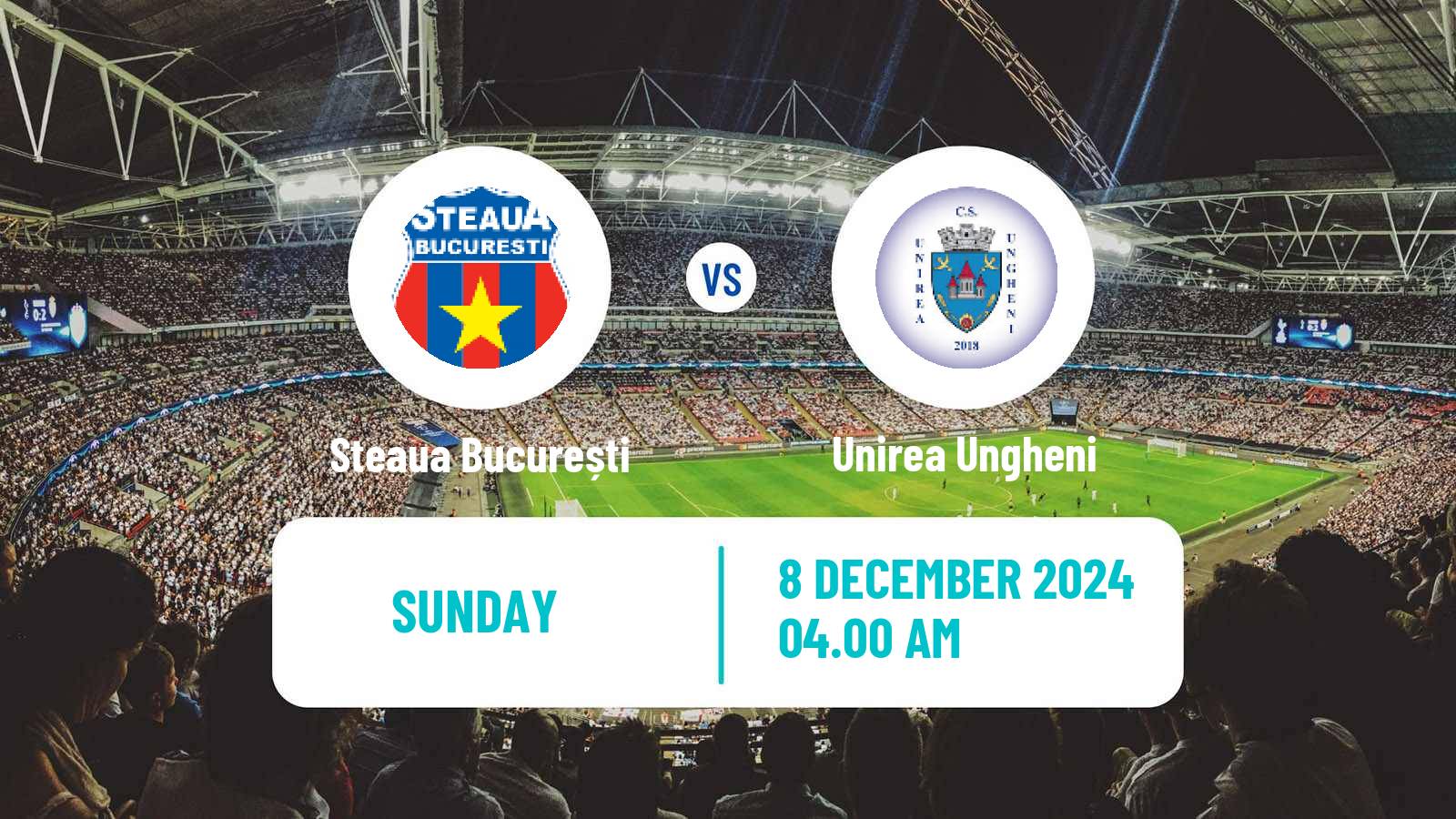 Soccer Romanian Division 2 Steaua București - Unirea Ungheni