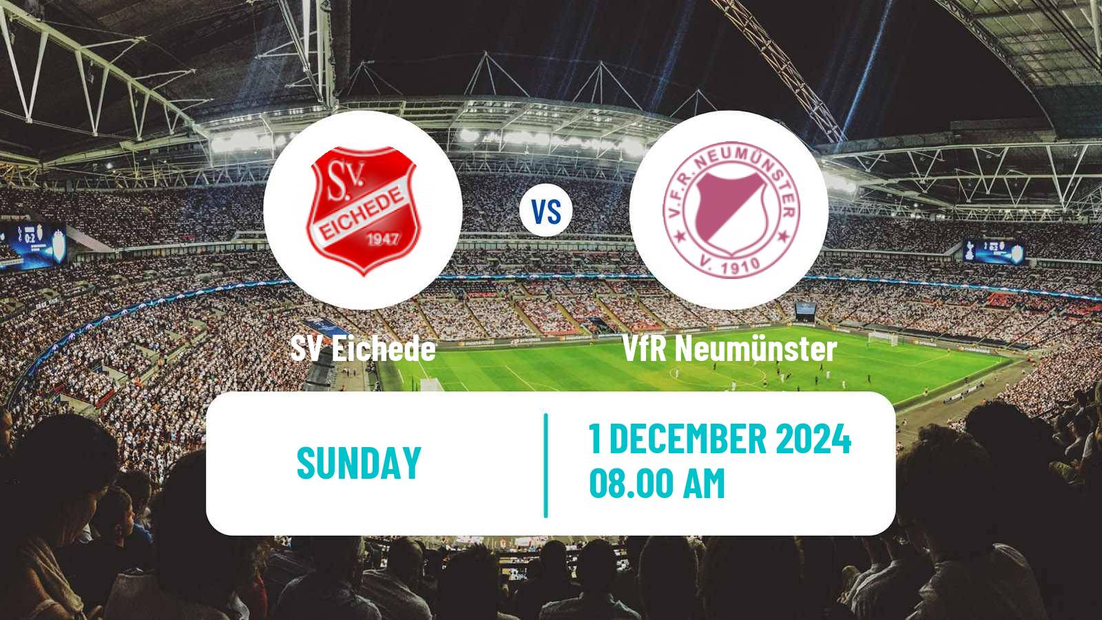 Soccer German Oberliga Schleswig-Holstein Eichede - VfR Neumünster