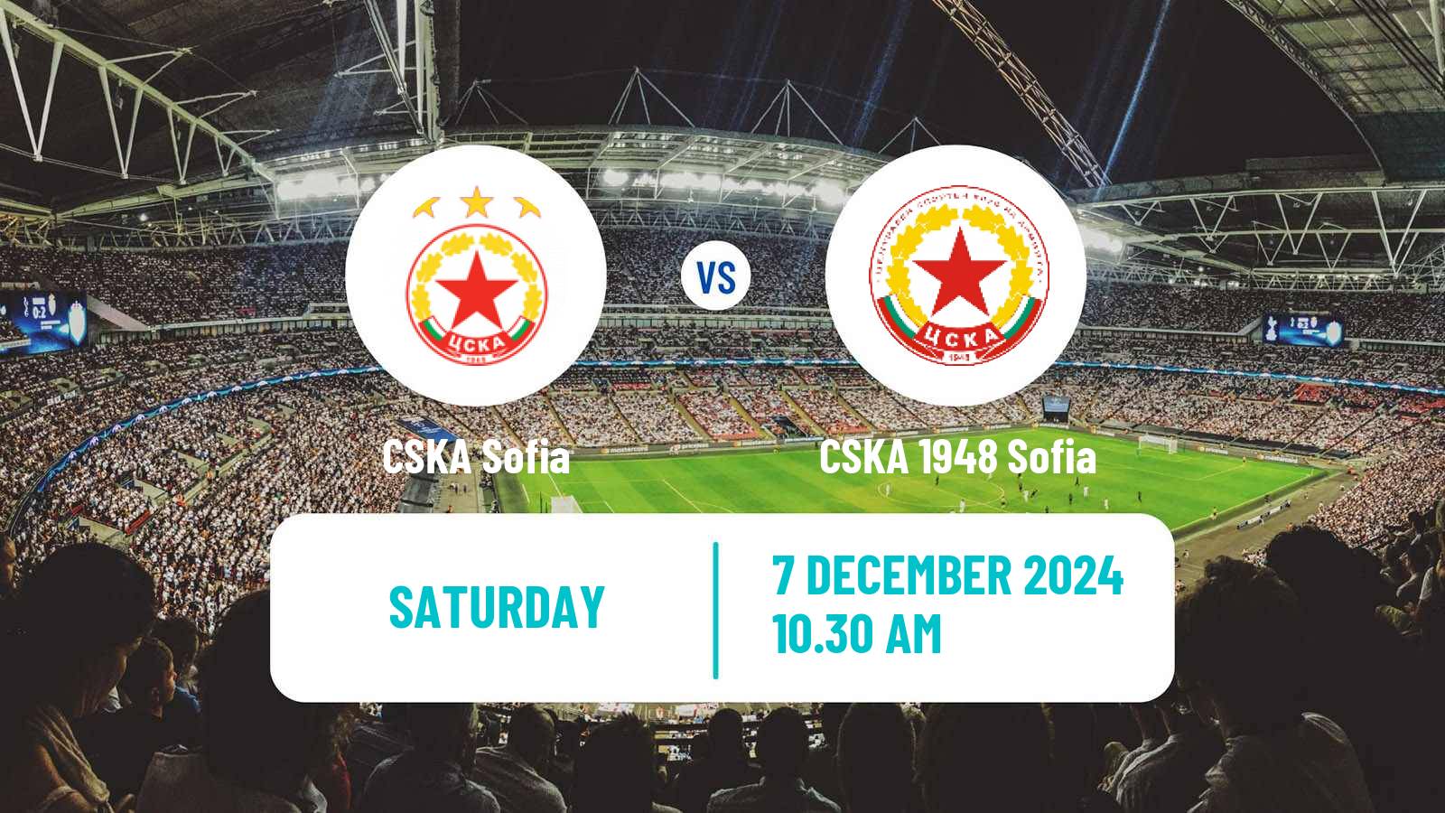 Football Bulgarian Parva Liga CSKA Sofia - CSKA 1948 Sofia