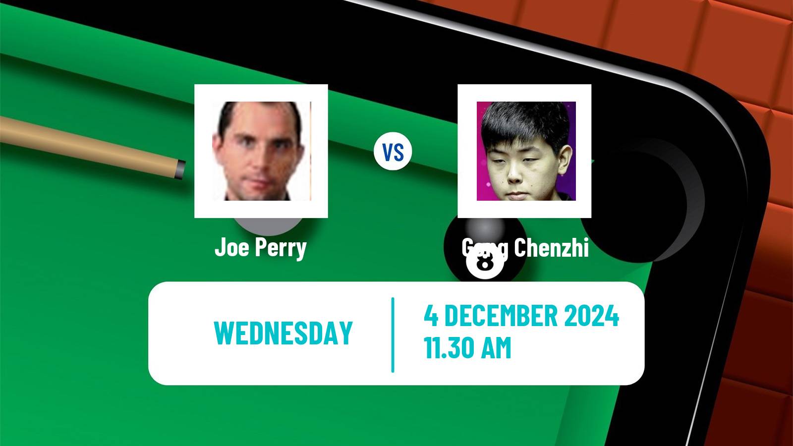 Snooker Snooker Shoot Out Joe Perry - Gong Chenzhi
