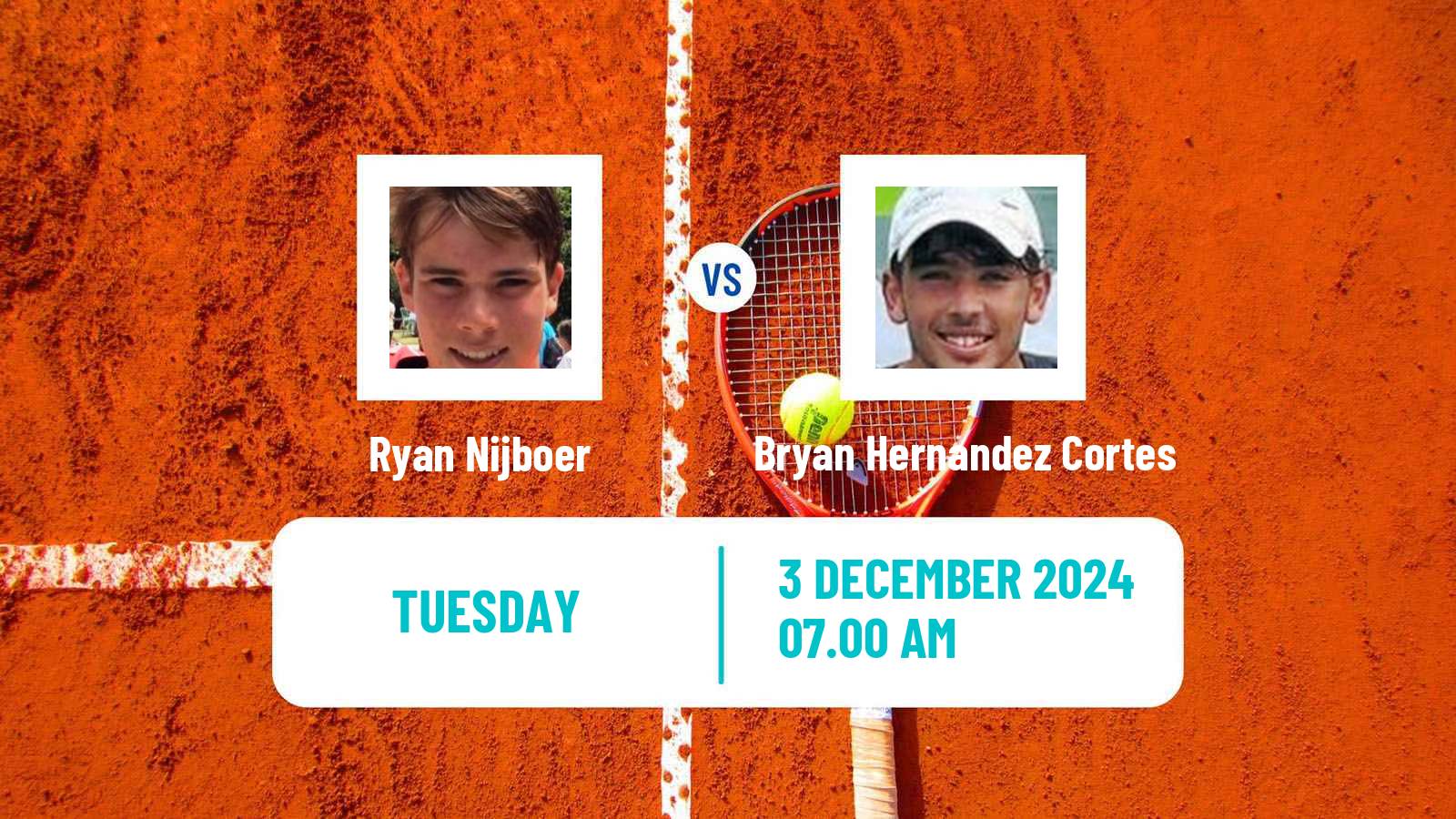 Tennis ITF M15 Madrid 4 Men 2024 Ryan Nijboer - Bryan Hernandez Cortes