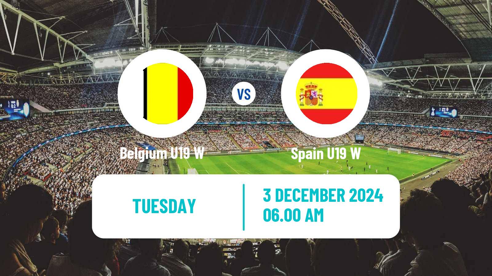Soccer UEFA Euro U19 Women Belgium U19 W - Spain U19 W