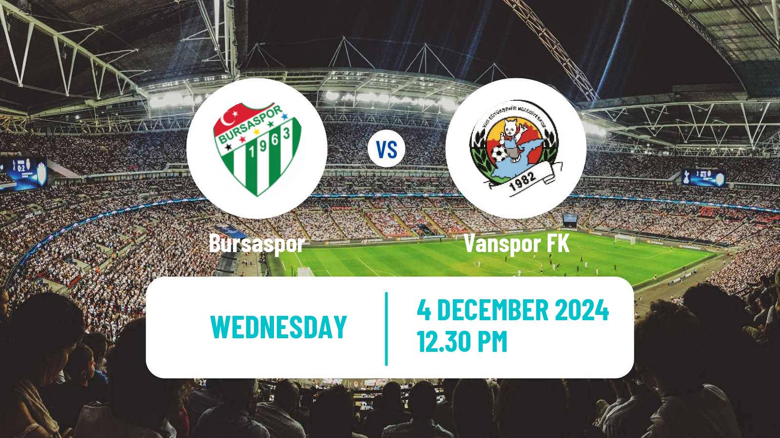 Soccer Turkish Cup Bursaspor - Vanspor