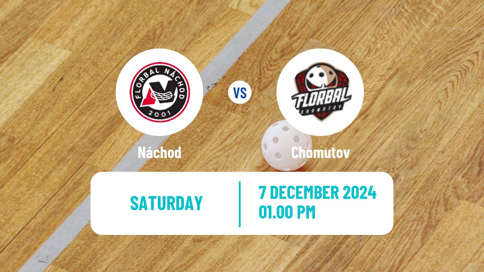 Floorball Czech 1 Liga Floorball Náchod - Chomutov