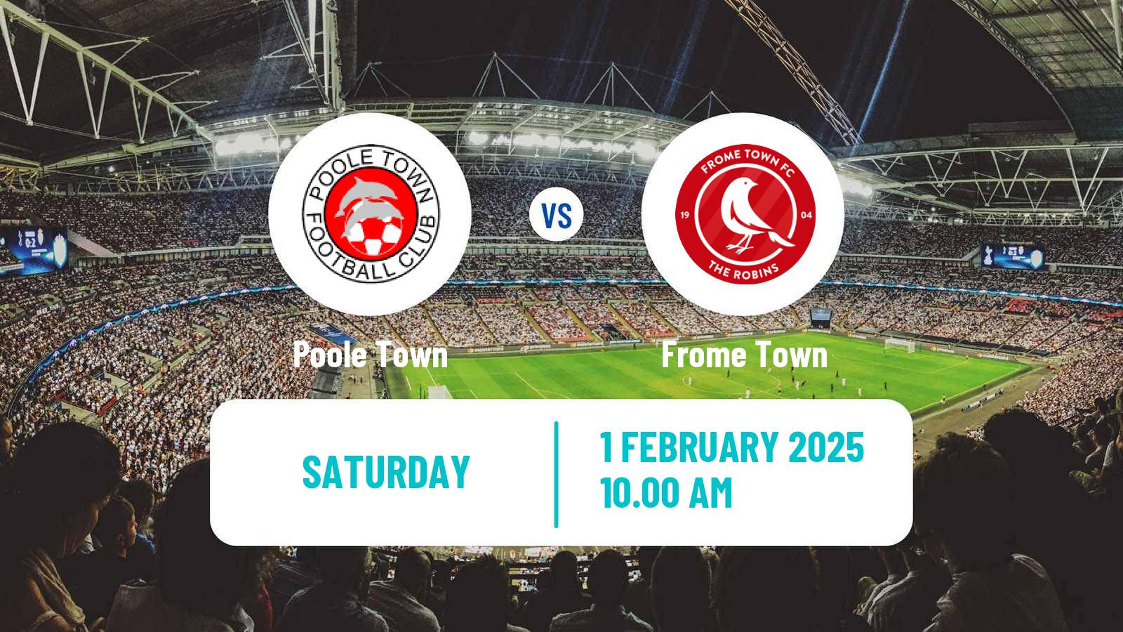 Soccer English Southern League South Division Poole Town - Frome Town