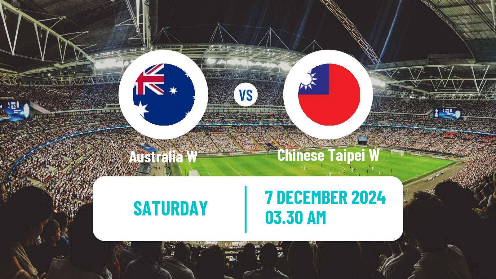 Soccer Friendly International Women Australia W - Chinese Taipei W