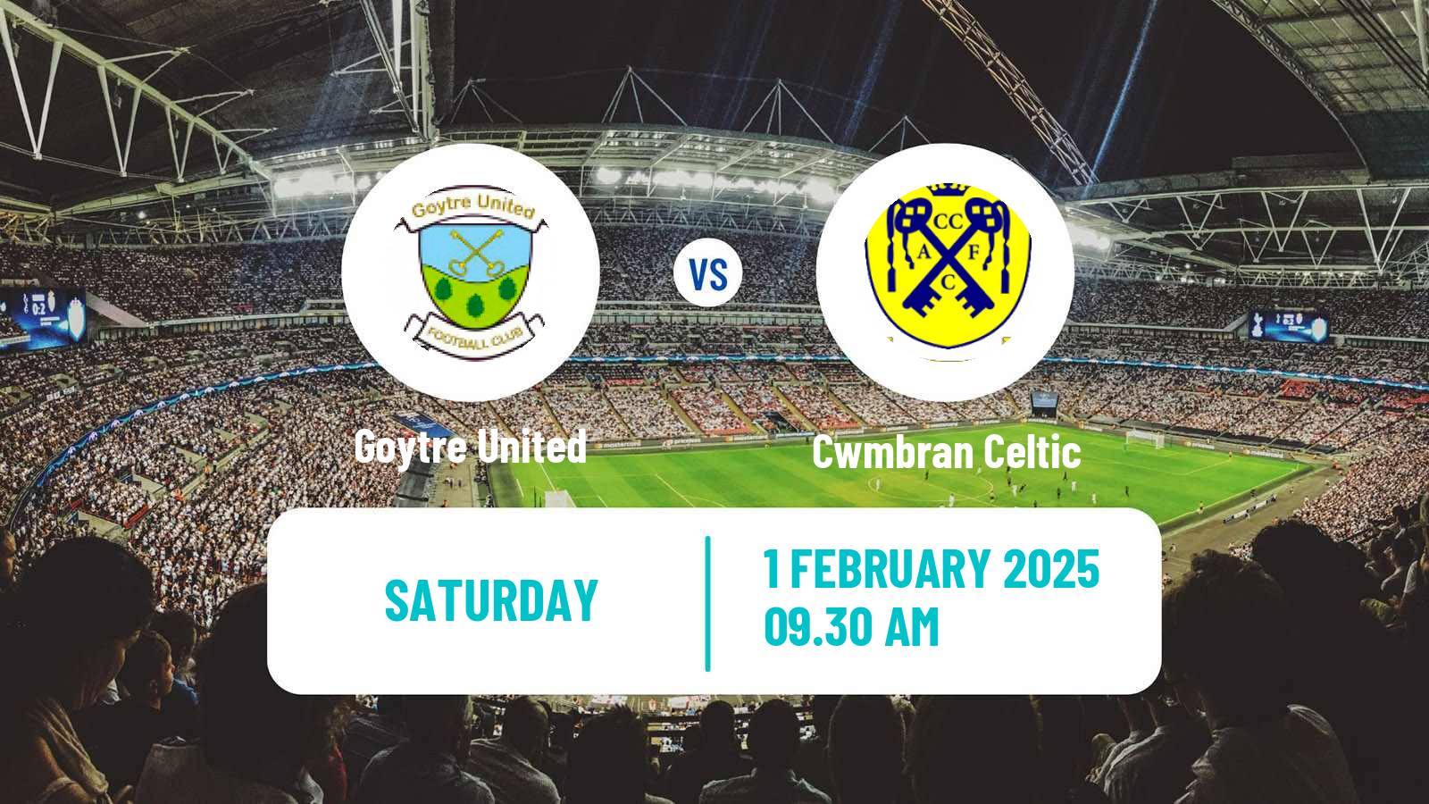 Soccer Welsh Cymru South Goytre United - Cwmbran Celtic