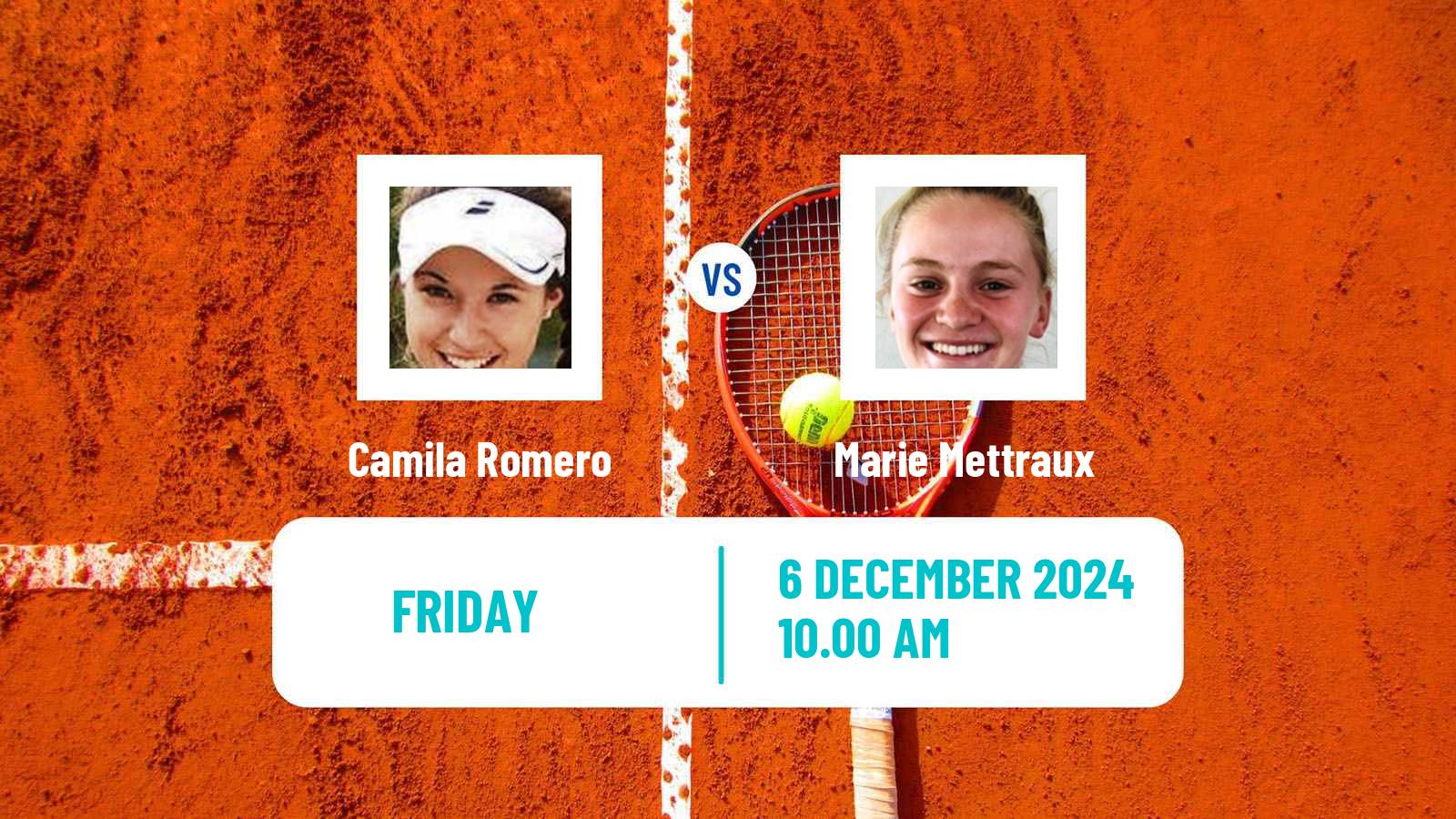 Tennis ITF W15 Joinville Women Camila Romero - Marie Mettraux
