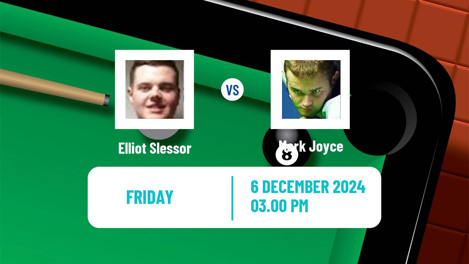 Snooker Snooker Shoot Out Elliot Slessor - Mark Joyce