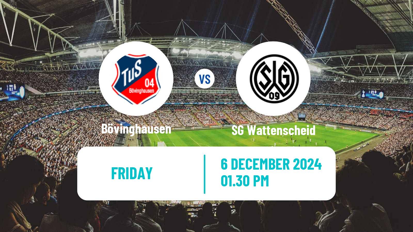 Soccer German Oberliga Westfalen Bövinghausen - SG Wattenscheid