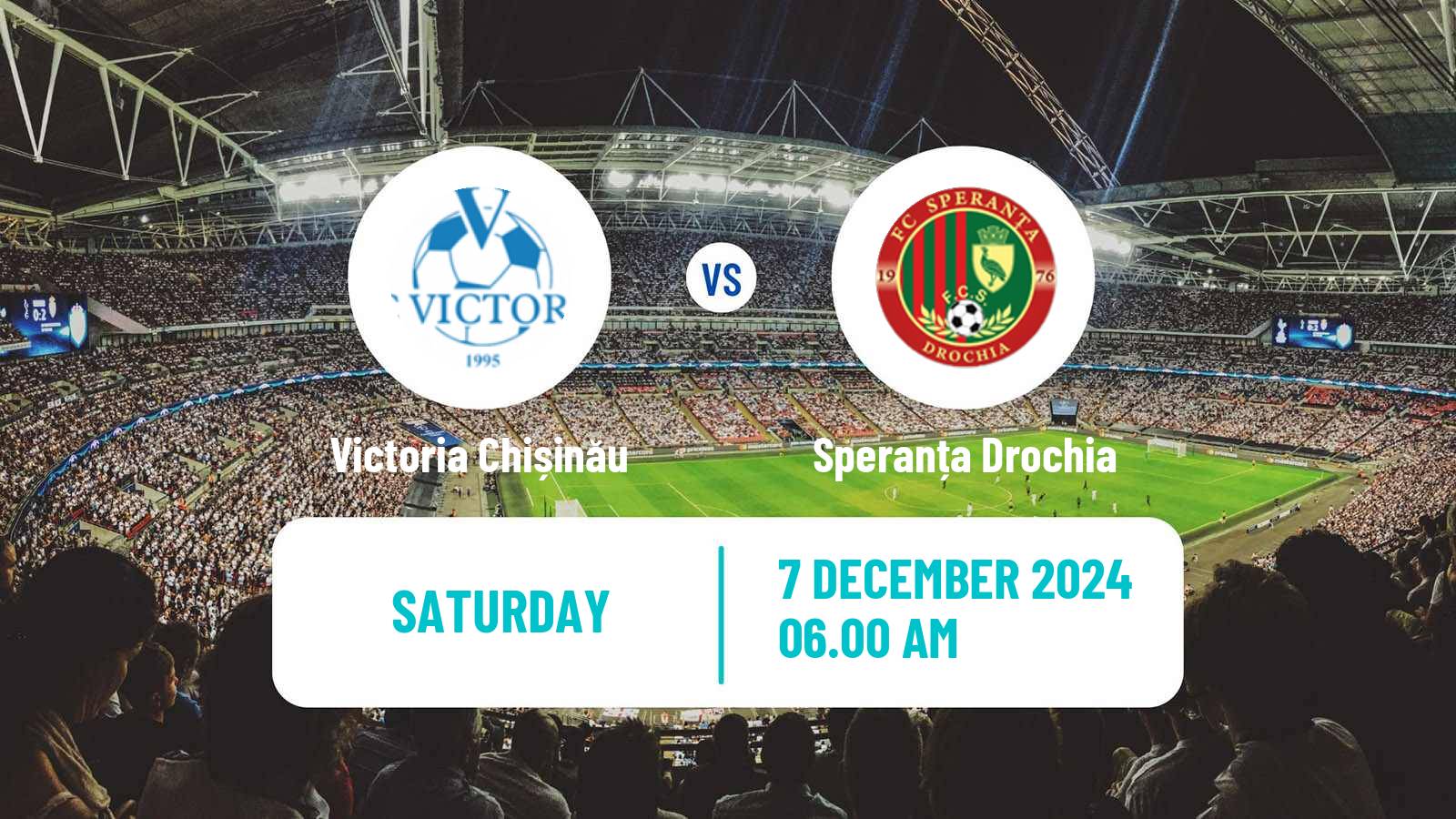 Soccer Moldovan Liga 1 Victoria Chișinău - Speranța Drochia