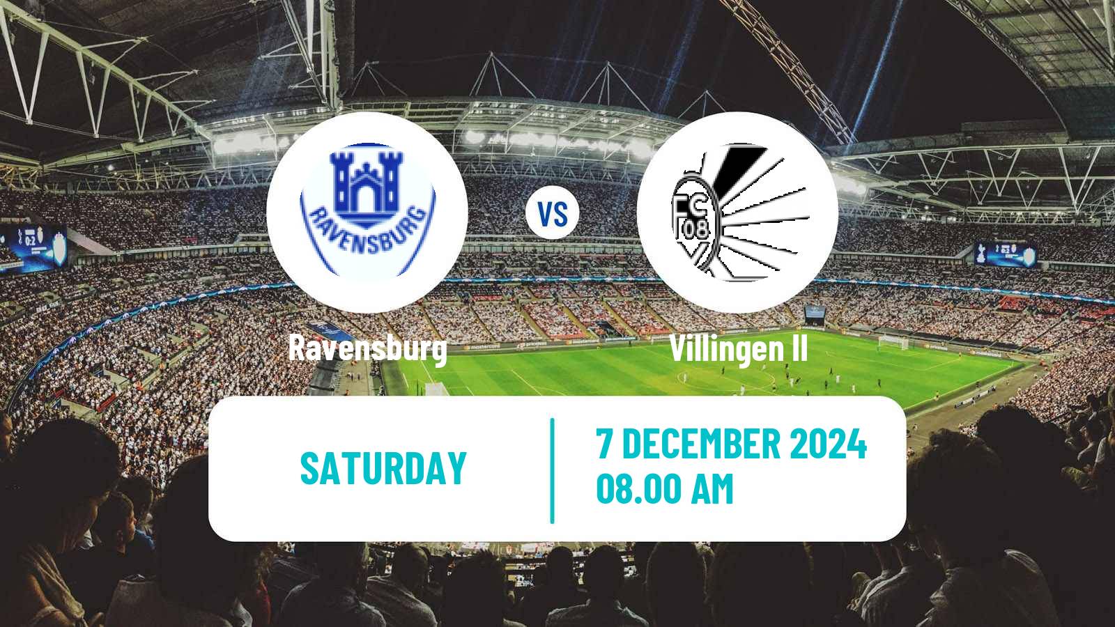 Football German Oberliga Baden-Württemberg Ravensburg - Villingen II