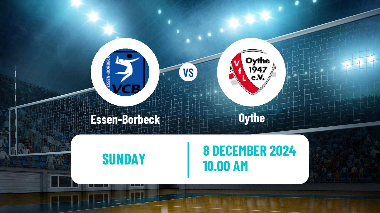 Volleyball German 2 Bundesliga Pro Volleyball Women Essen-Borbeck - Oythe