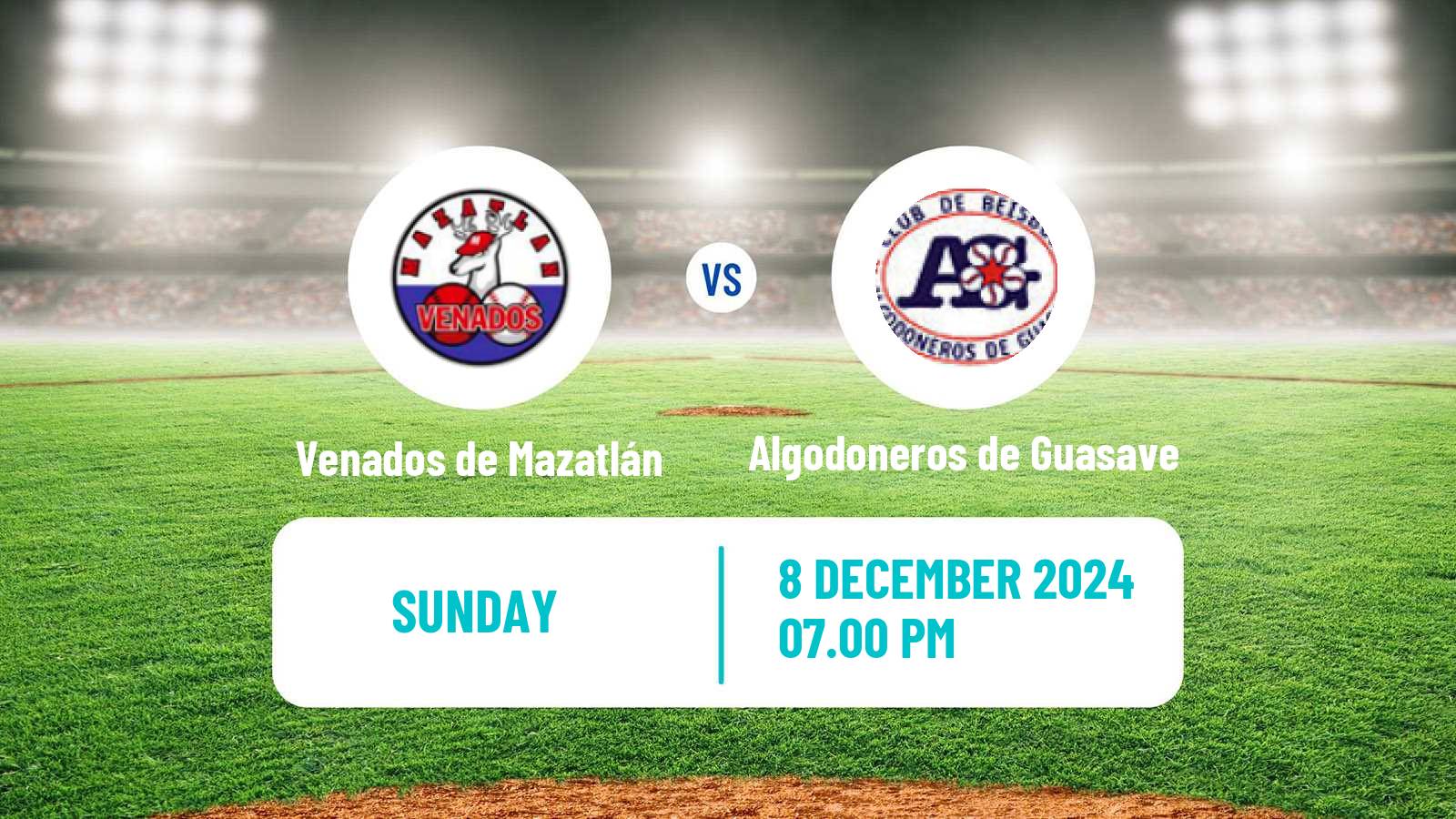 Baseball LMP Venados de Mazatlán - Algodoneros de Guasave