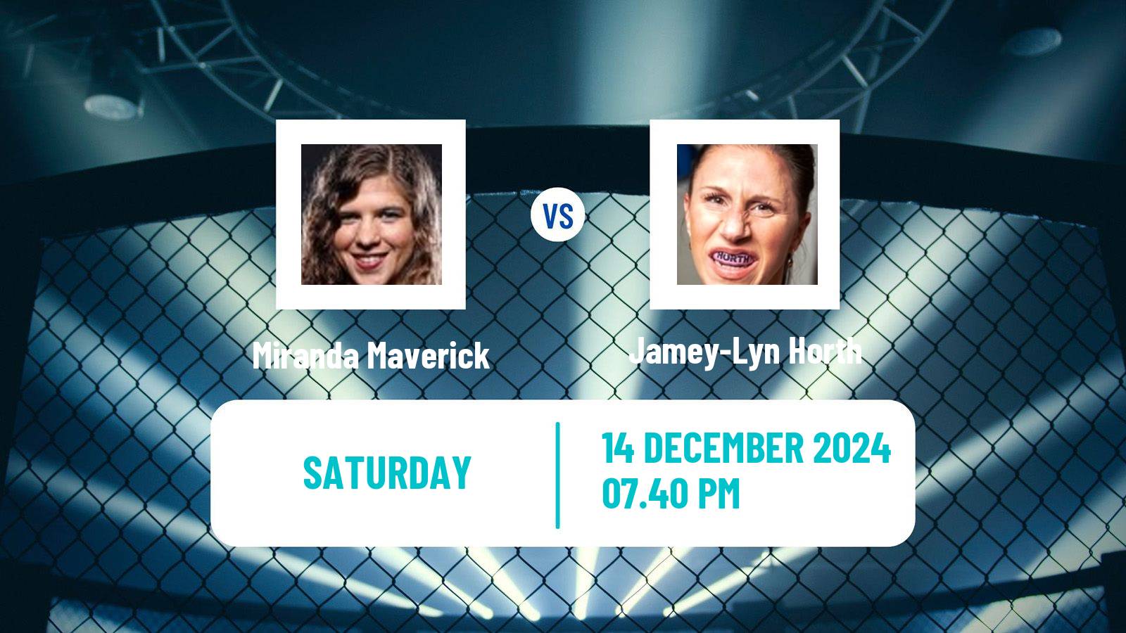 MMA Flyweight UFC Women Miranda Maverick - Jamey-Lyn Horth