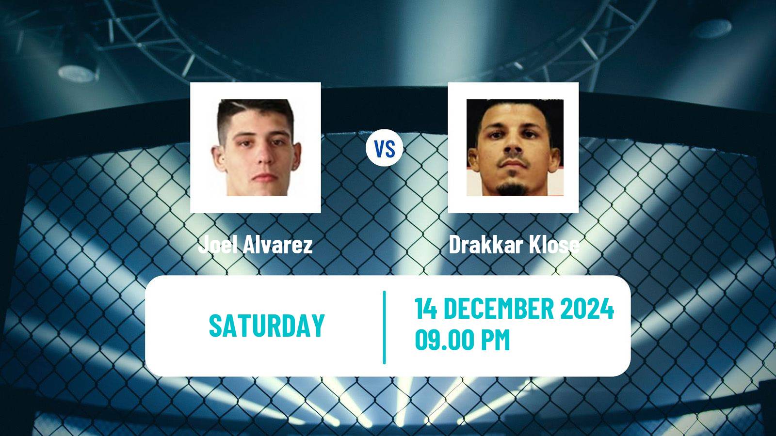 MMA Lightweight UFC Men Joel Alvarez - Drakkar Klose