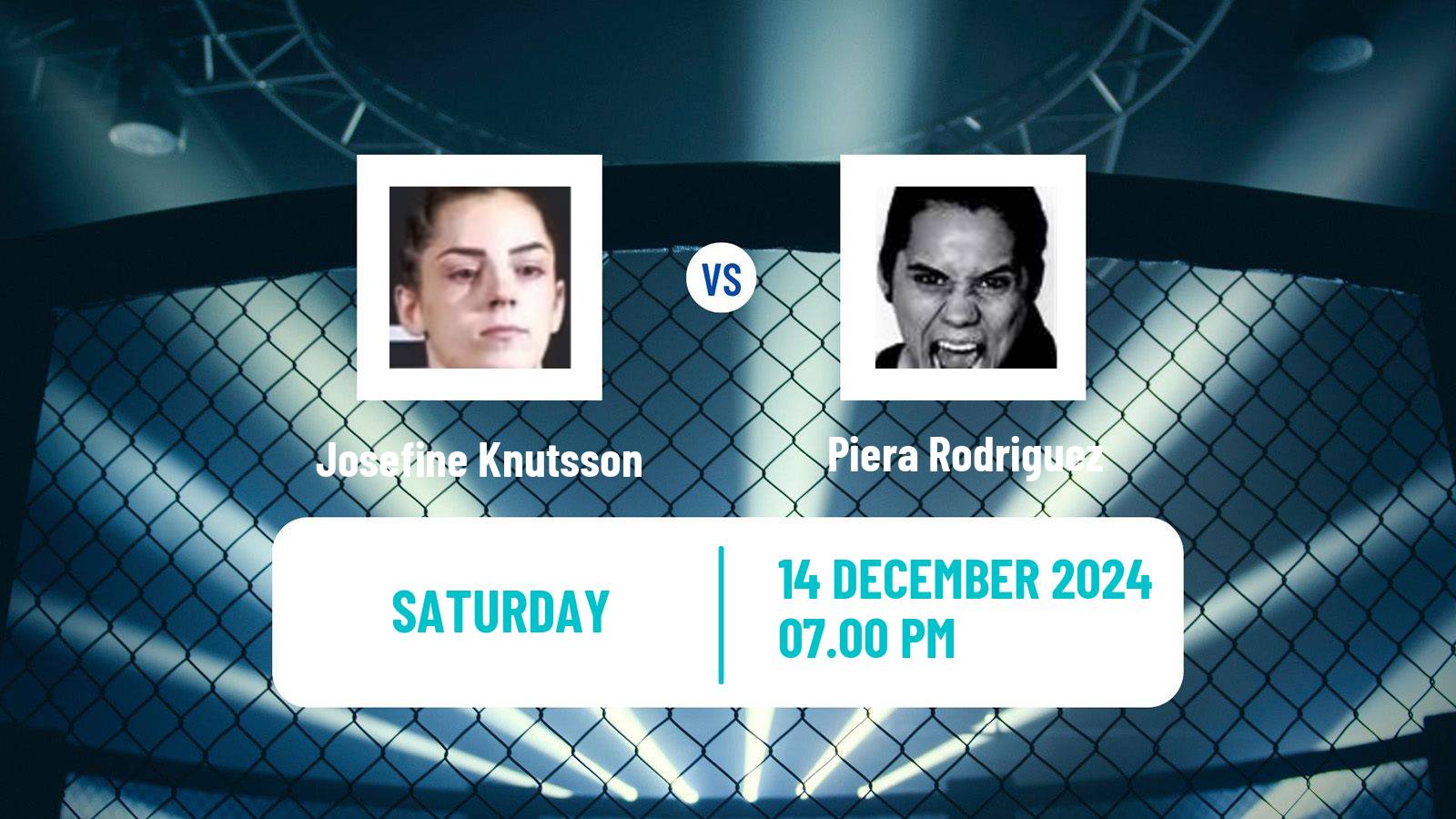 MMA Strawweight UFC Women Josefine Knutsson - Piera Rodriguez
