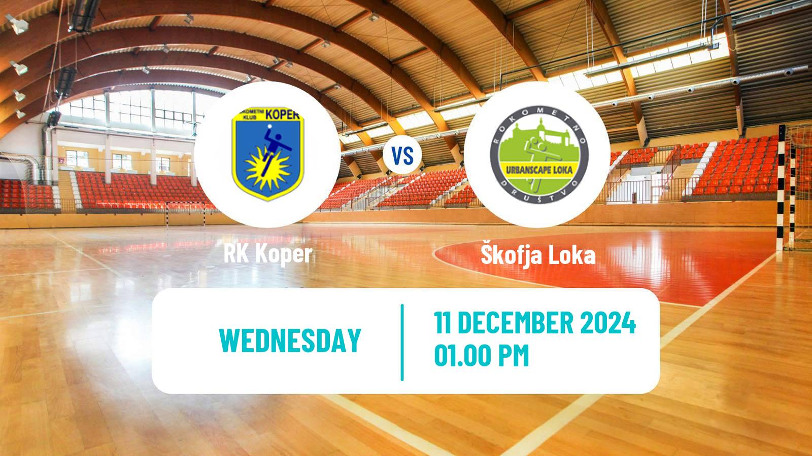Handball Slovenian 1 NLB Liga Handball RK Koper - Škofja Loka