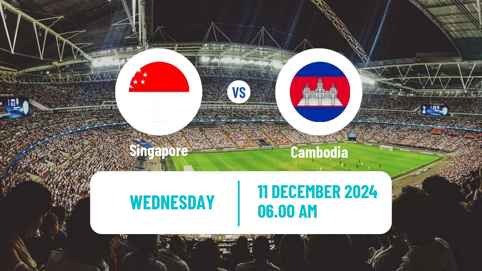 Football AFF Сhampionship Singapore - Cambodia