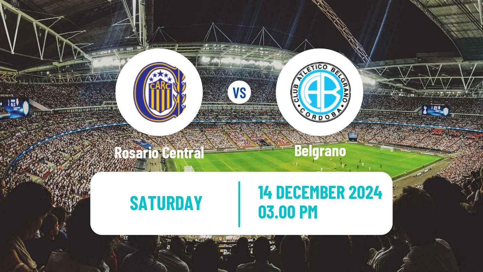 Soccer Argentinian Liga Profesional Rosario Central - Belgrano
