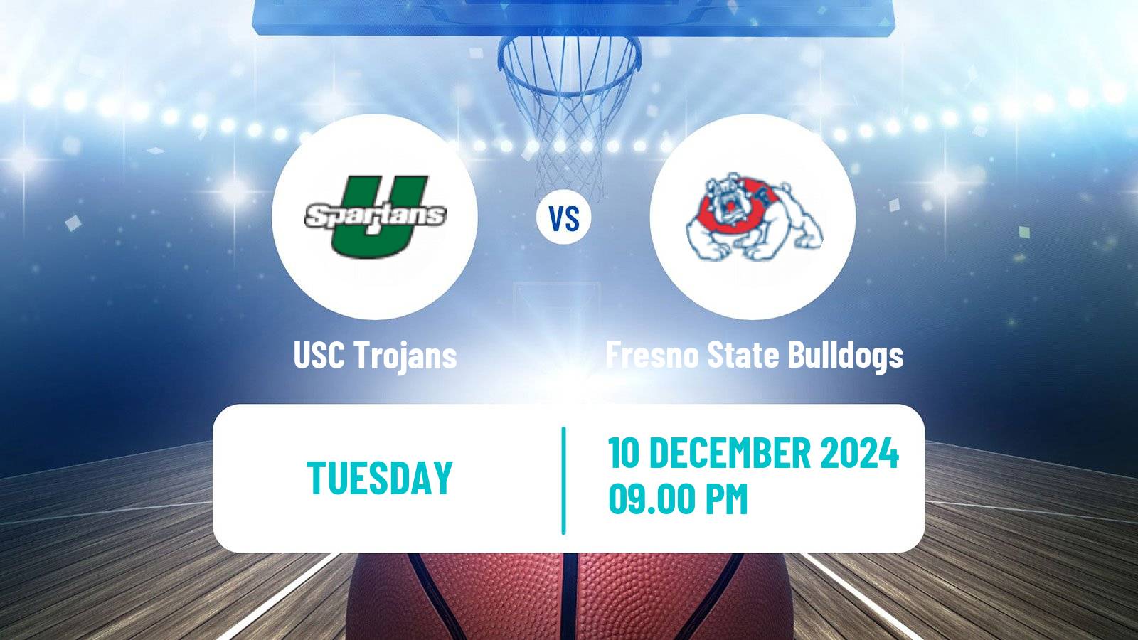 Basketball NCAA College Basketball Women USC Trojans - Fresno State Bulldogs