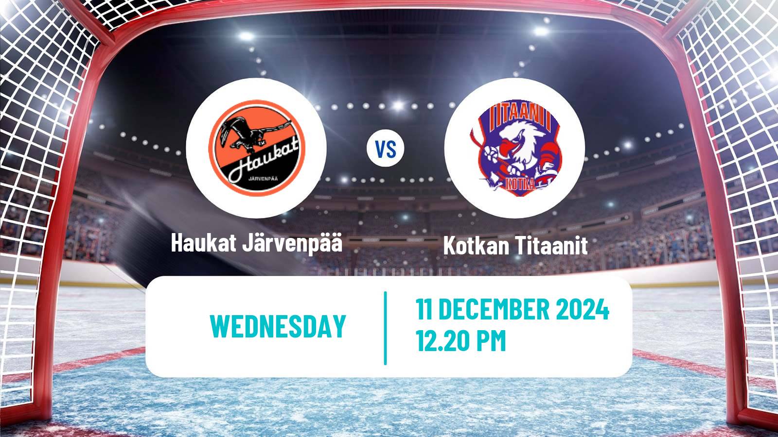 Hockey Finnish Suomi-sarja Haukat Järvenpää - Kotkan Titaanit