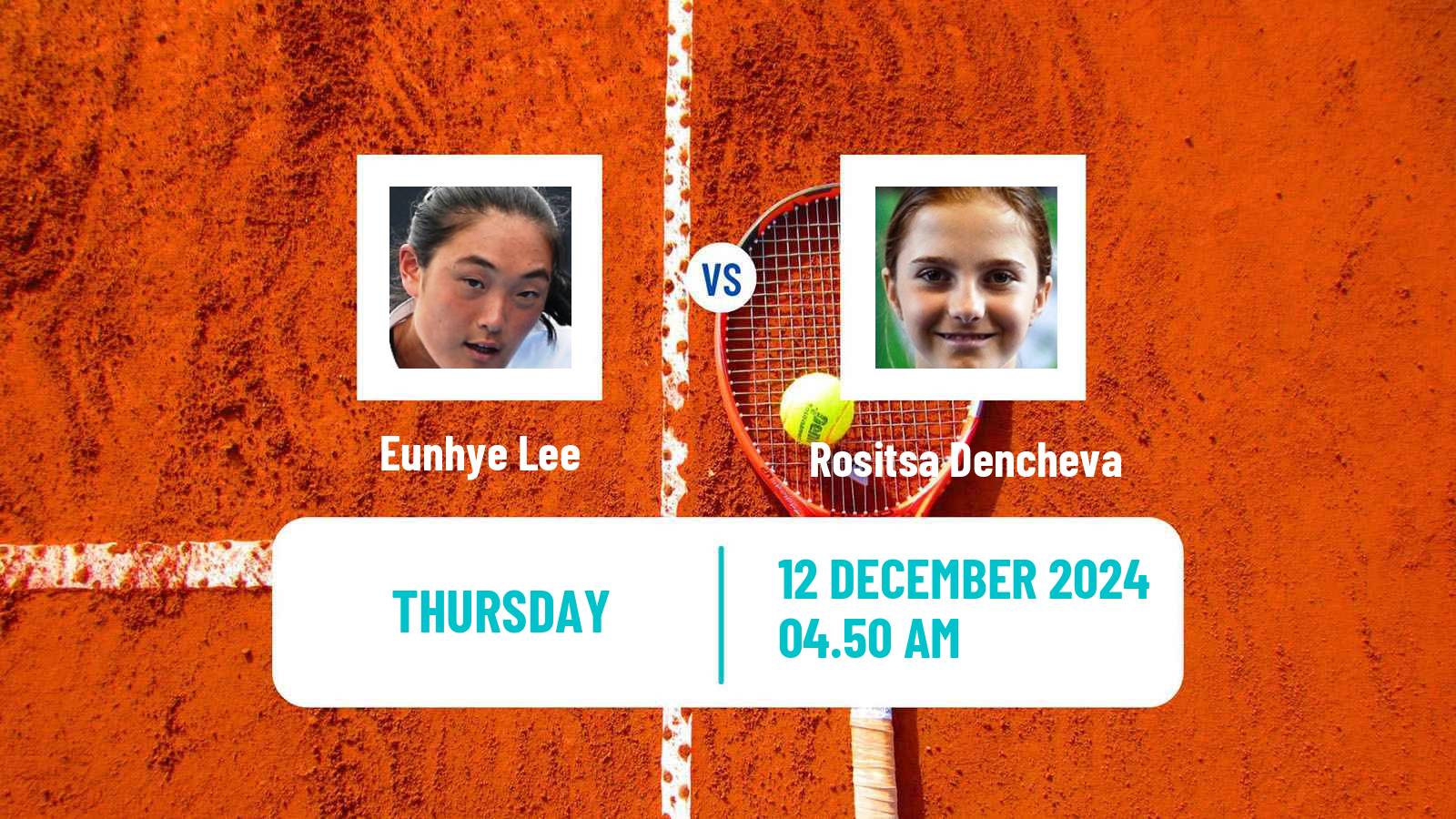 Tennis ITF W35 Sharm Elsheikh 4 Women Eunhye Lee - Rositsa Dencheva