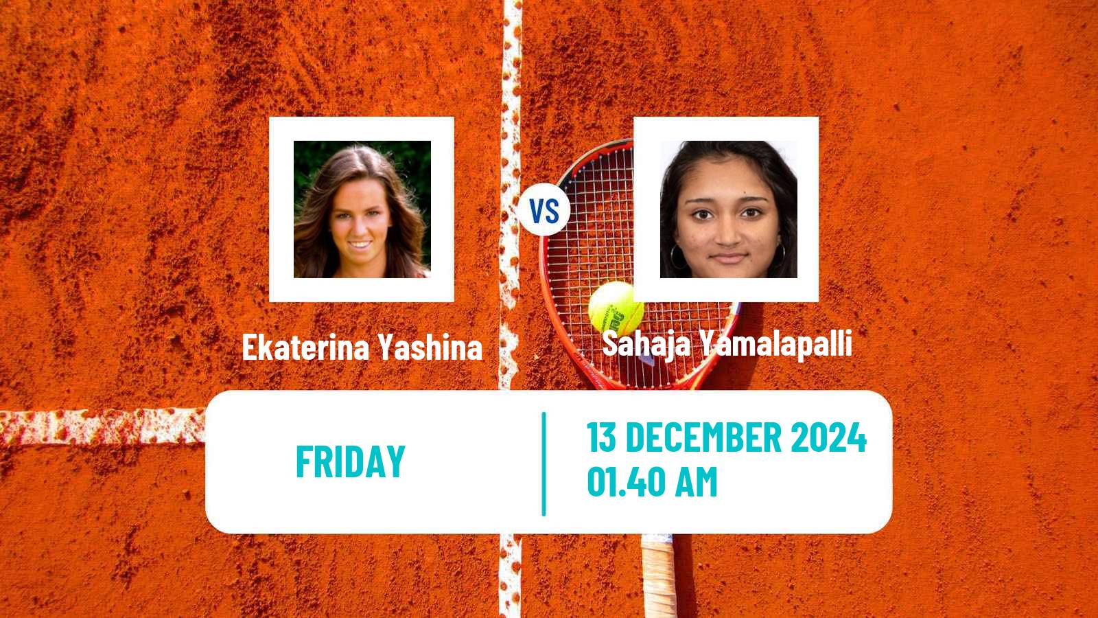 Tennis ITF W35 Solapur Women Ekaterina Yashina - Sahaja Yamalapalli