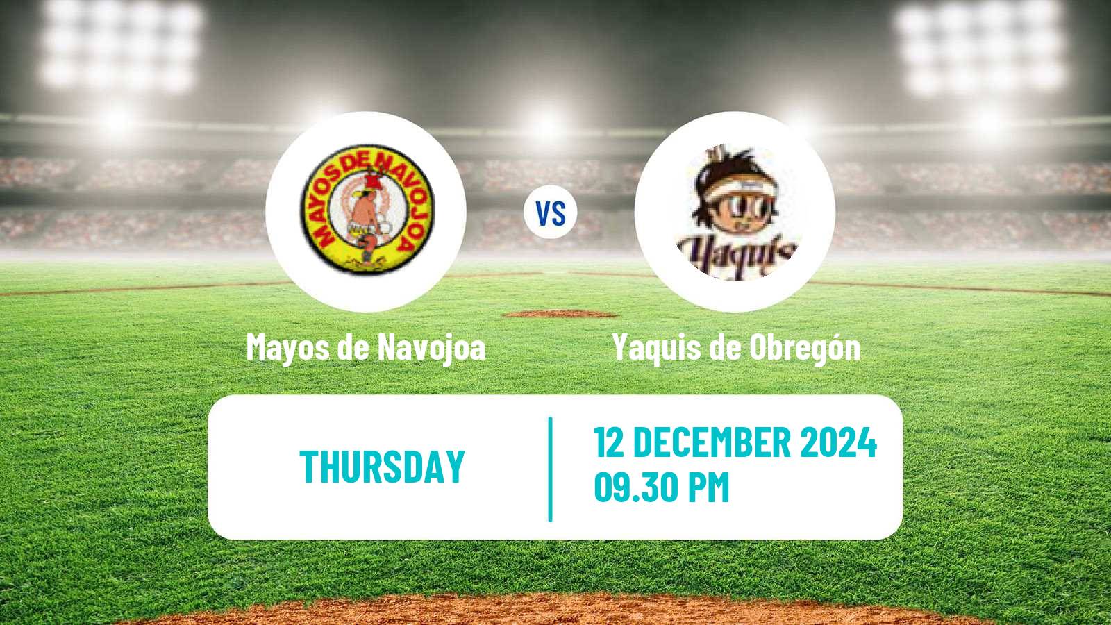 Baseball LMP Mayos de Navojoa - Yaquis de Obregón