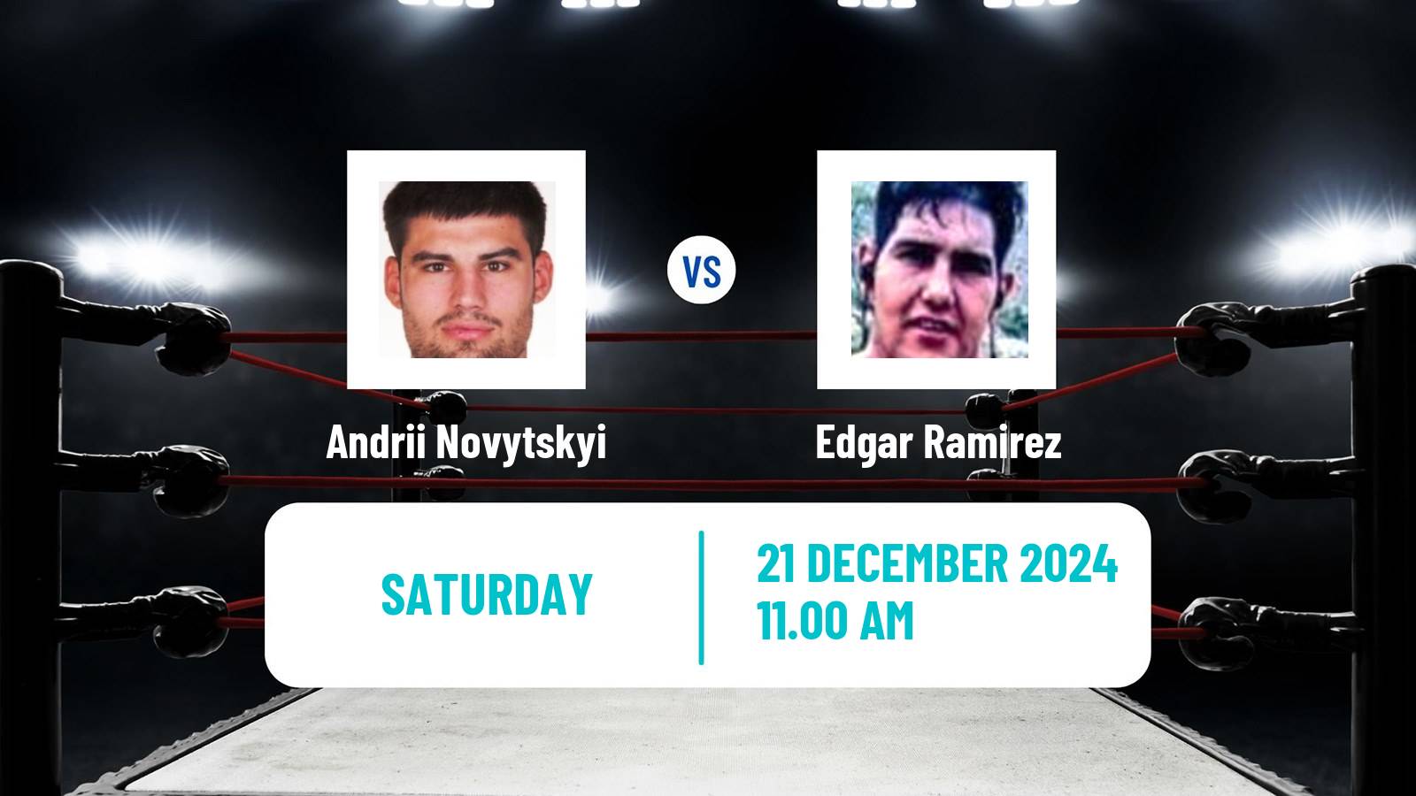 Boxing Heavyweight WBC International Title Men Andrii Novytskyi - Edgar Ramirez