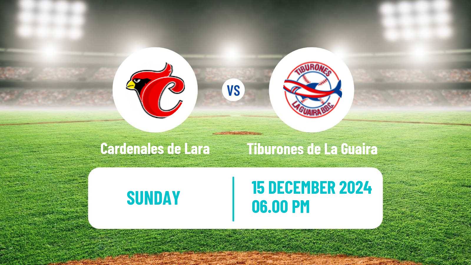 Baseball Venezuelan LVBP Cardenales de Lara - Tiburones de La Guaira