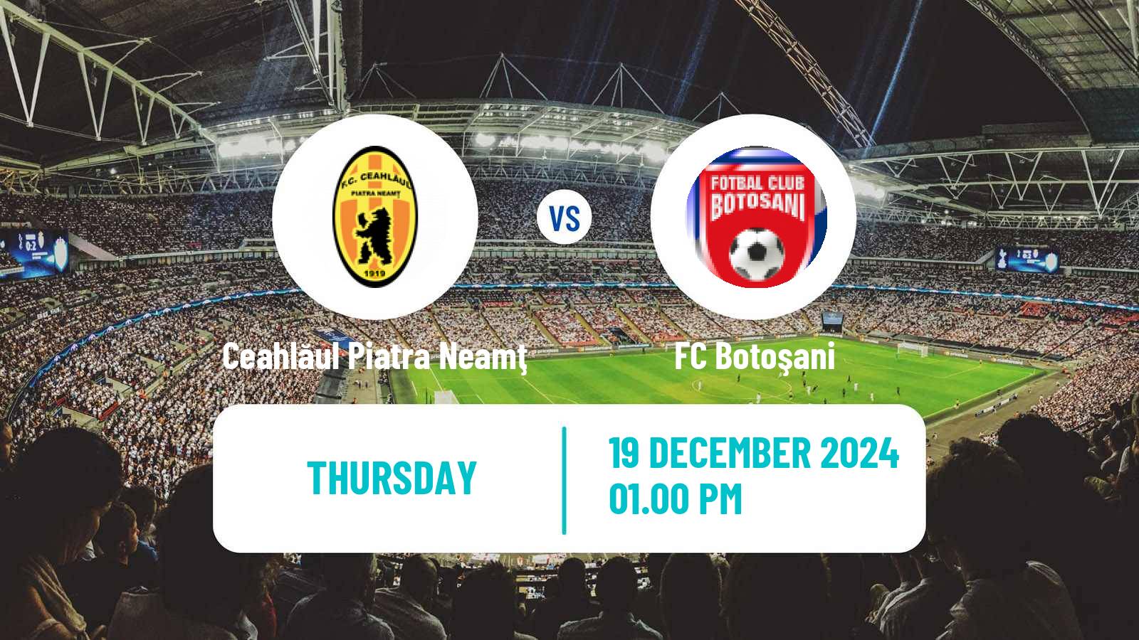 Football Romanian Cup Ceahlăul Piatra Neamţ - Botoșani