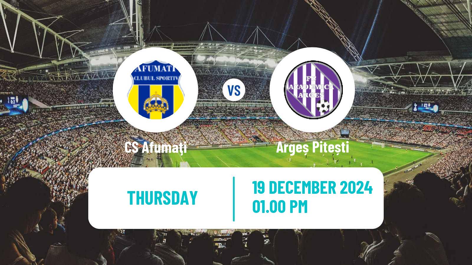 Football Romanian Cup Afumaţi - Argeș Pitești