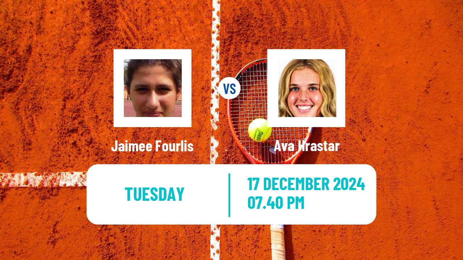 Tennis ITF W35 Tauranga Women Jaimee Fourlis - Ava Hrastar
