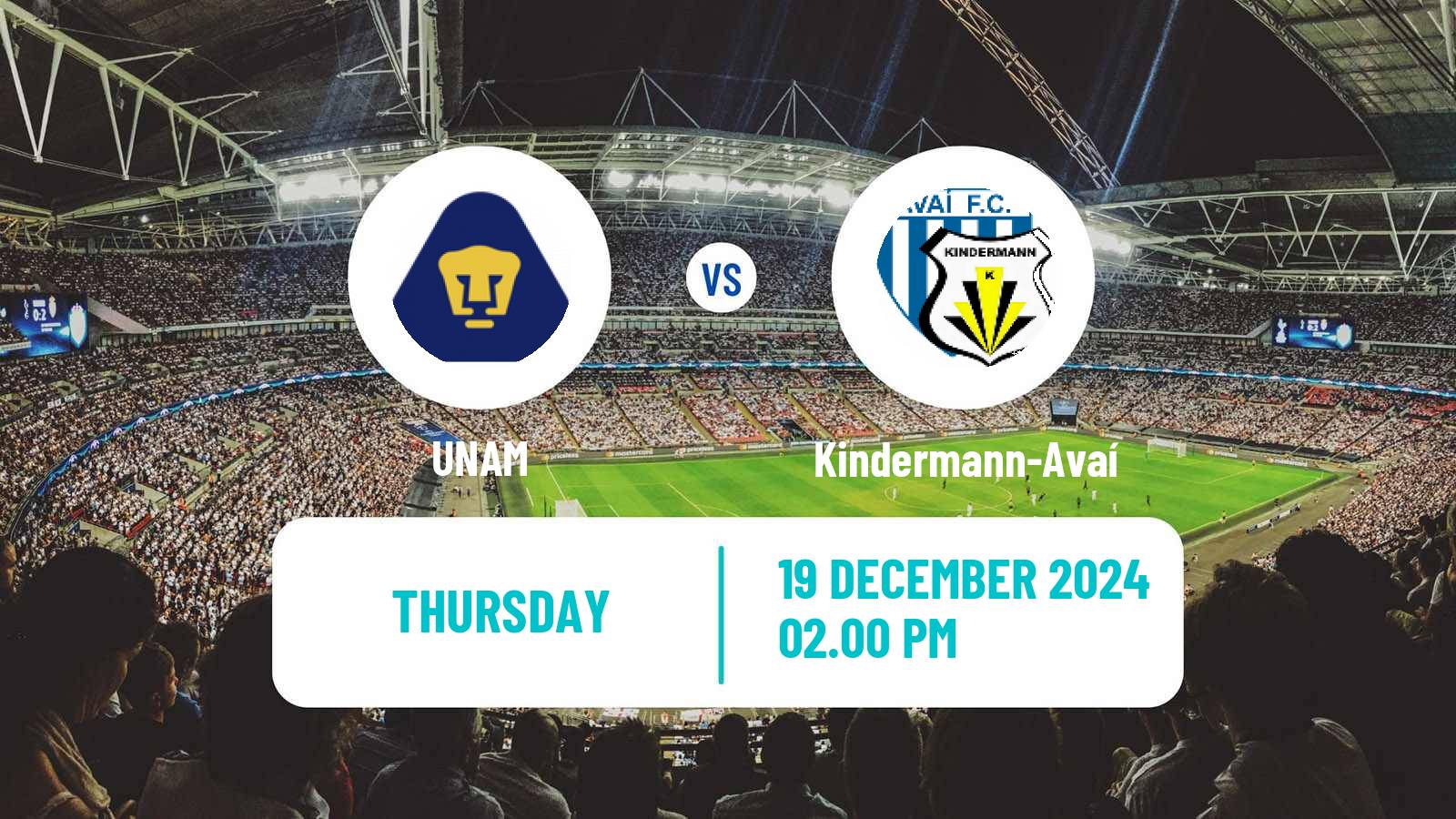 Football Brasil Ladies Cup Women UNAM - Kindermann-Avaí