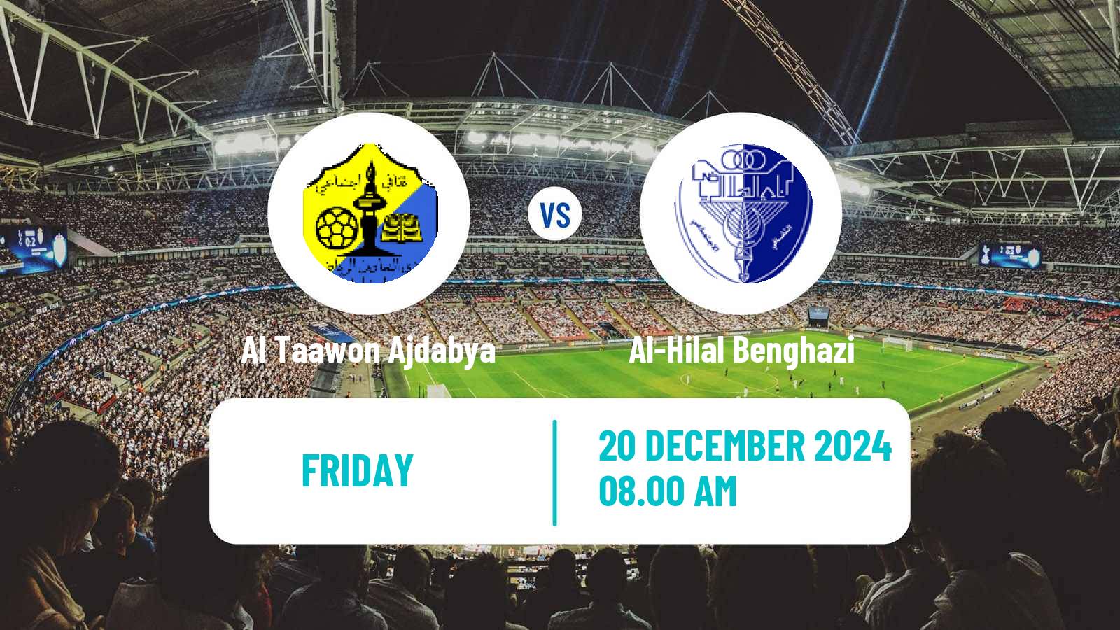 Football Libyan Premier League Al Taawon Ajdabya - Al-Hilal Benghazi