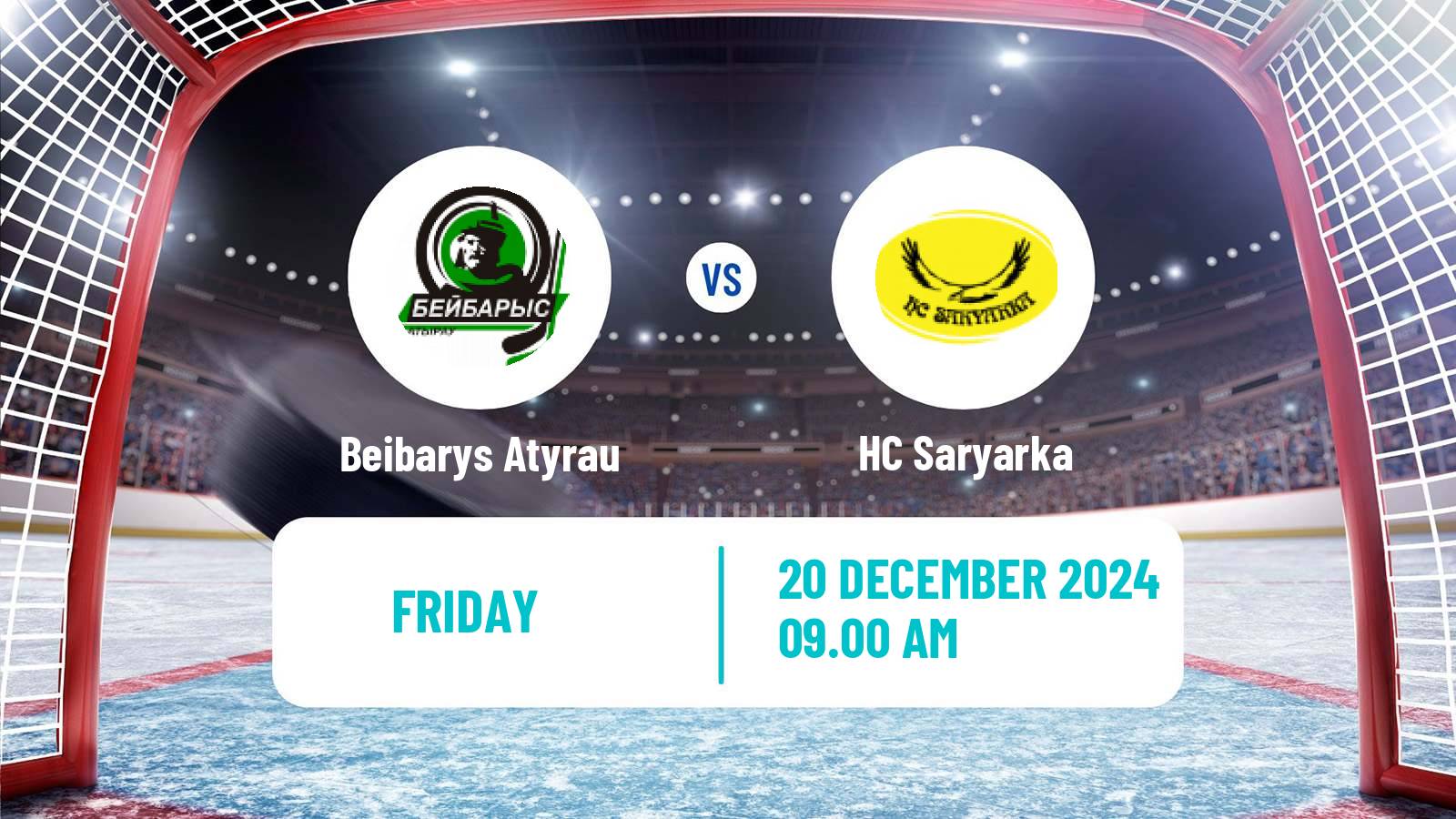 Hockey Kazakh Ice Hockey Championship Beibarys Atyrau - Saryarka