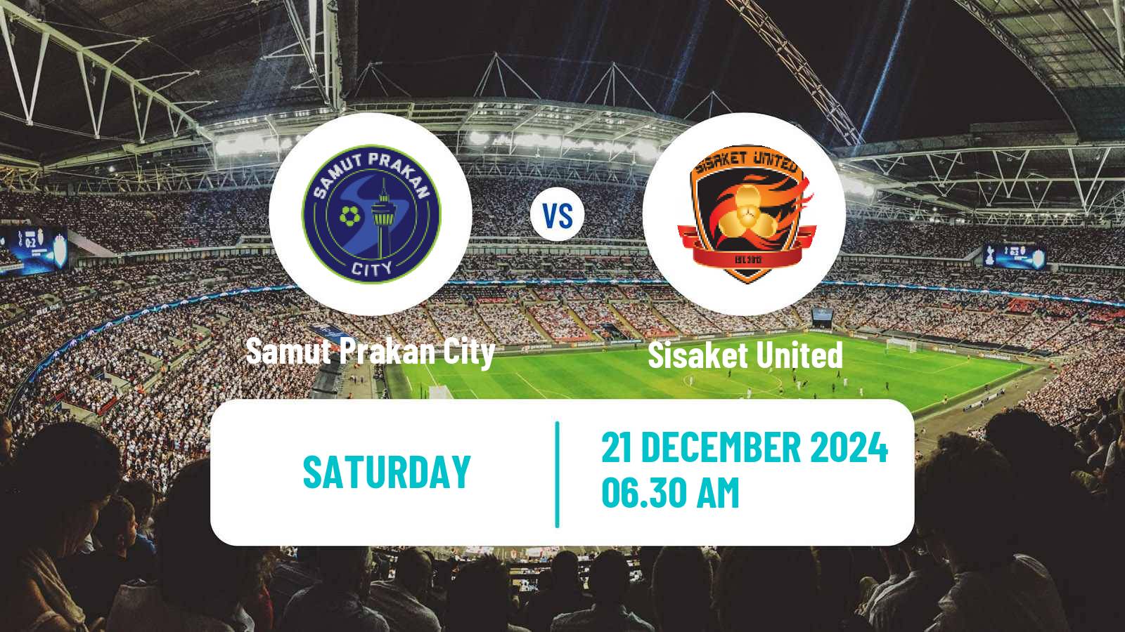 Soccer Thai League 2 Samut Prakan City - Sisaket United