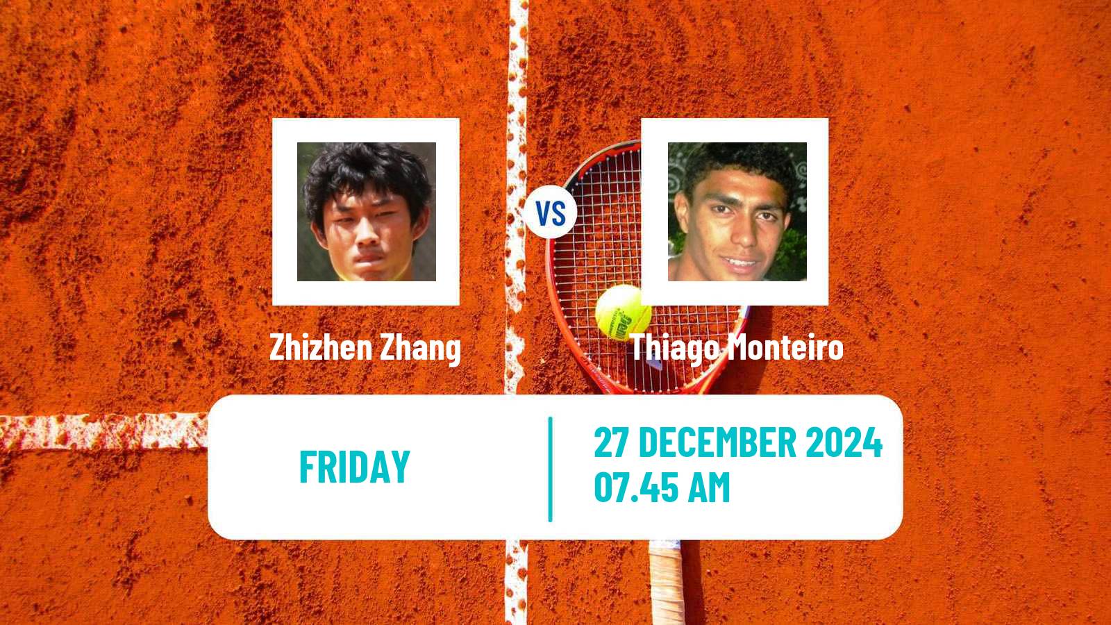 Tennis ATP United Cup Zhizhen Zhang - Thiago Monteiro