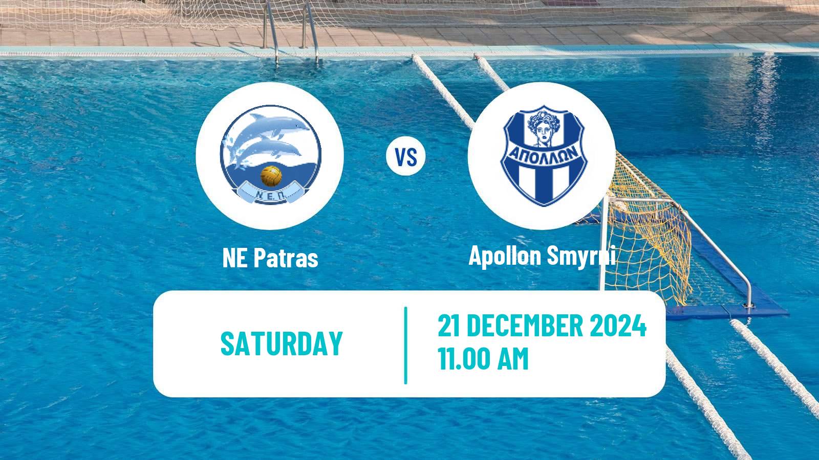 Water polo Greek A1 Water Polo Patras - Apollon Smyrni