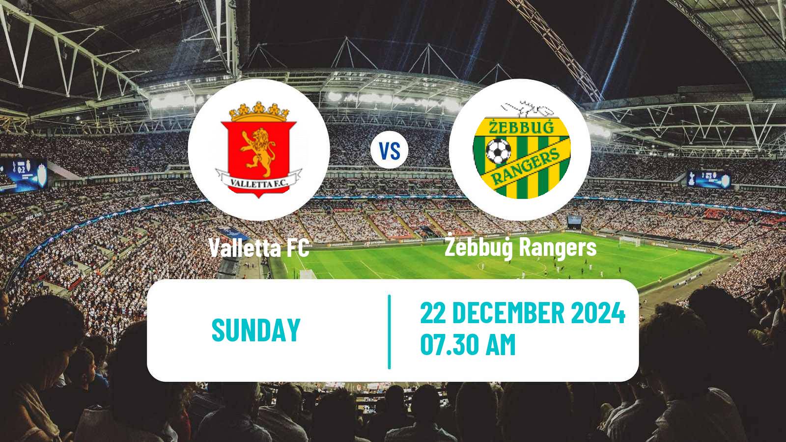 Football Maltese Challenge League Valletta - Żebbuġ Rangers