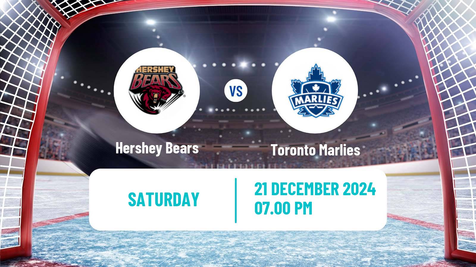 Hockey AHL Hershey Bears - Toronto Marlies
