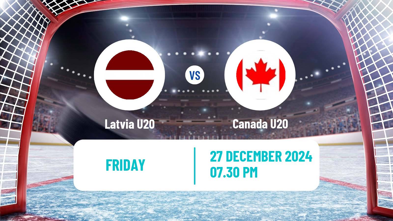 Hockey IIHF World U20 Championship Latvia U20 - Canada U20
