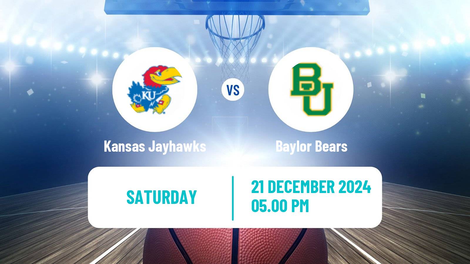 Basketball NCAA College Basketball Women Kansas Jayhawks - Baylor Bears