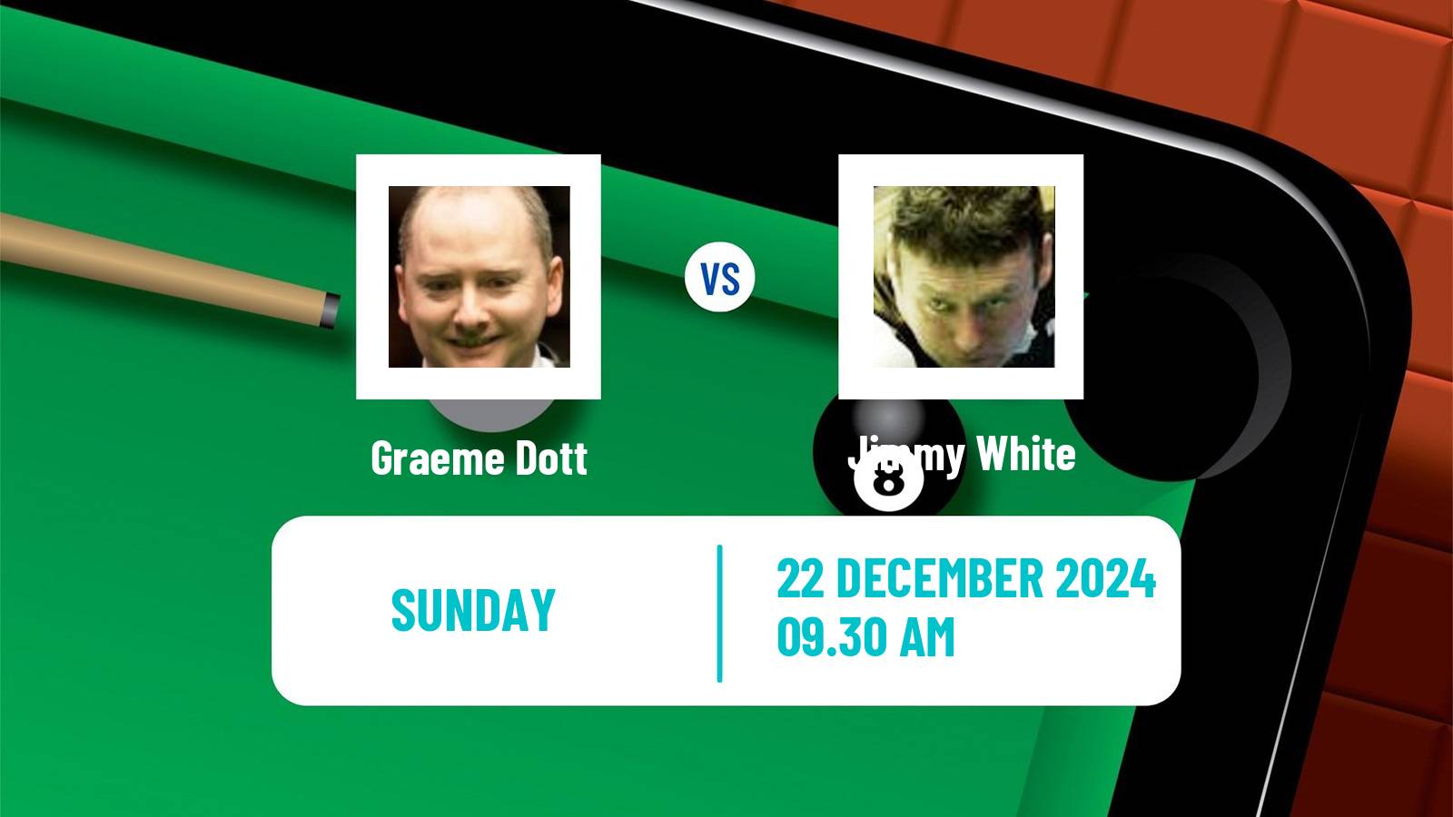 Snooker World Open Graeme Dott - Jimmy White