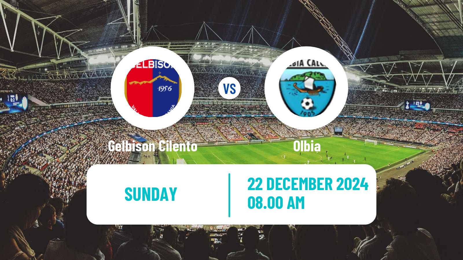 Soccer Italian Serie D - Group G Gelbison Cilento - Olbia